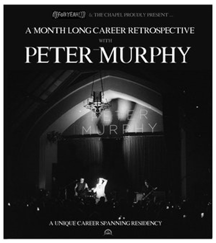 Peter Murphy show flyer
